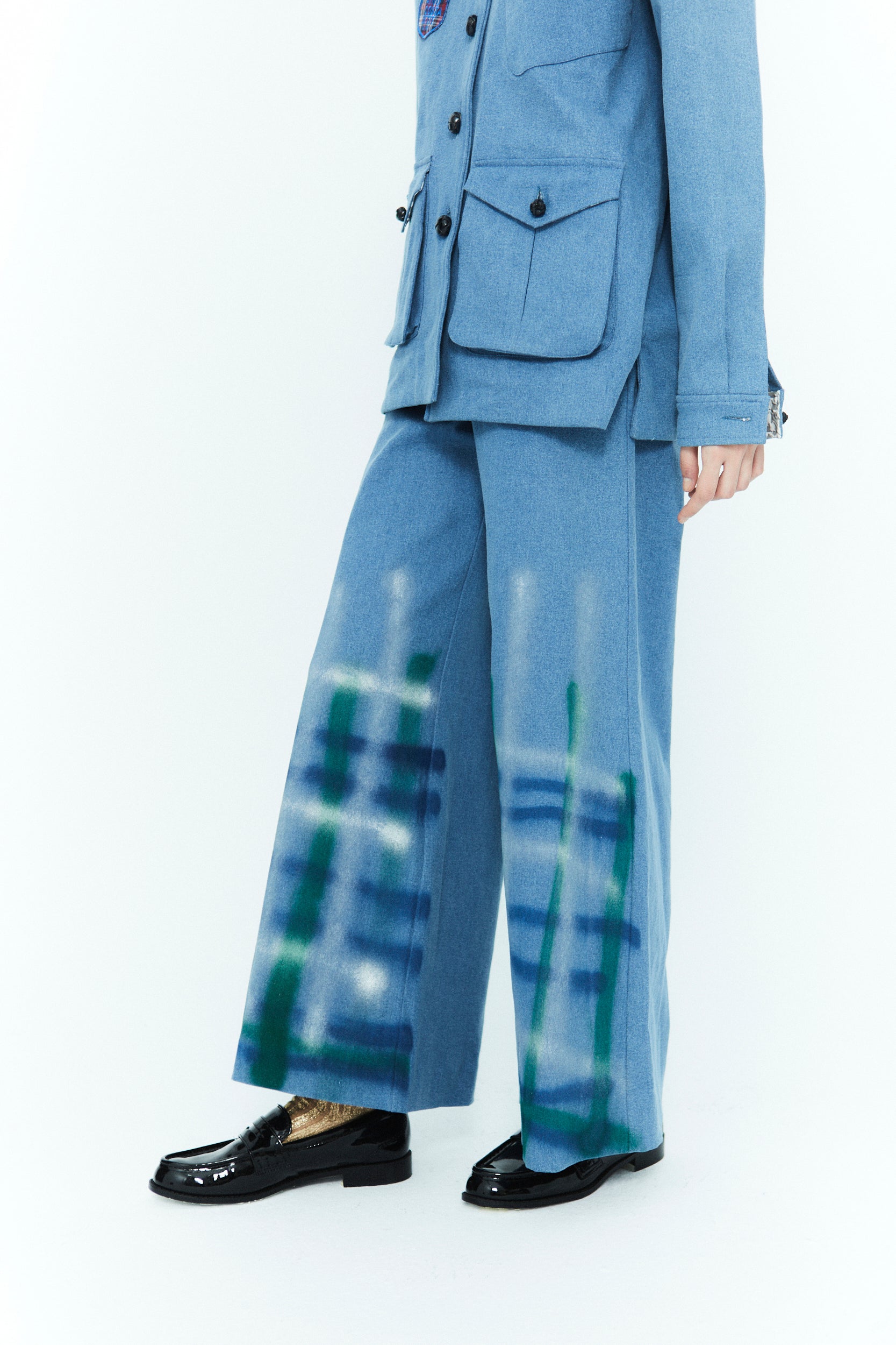 Pantalone SKYE Pocket dipinto a mano