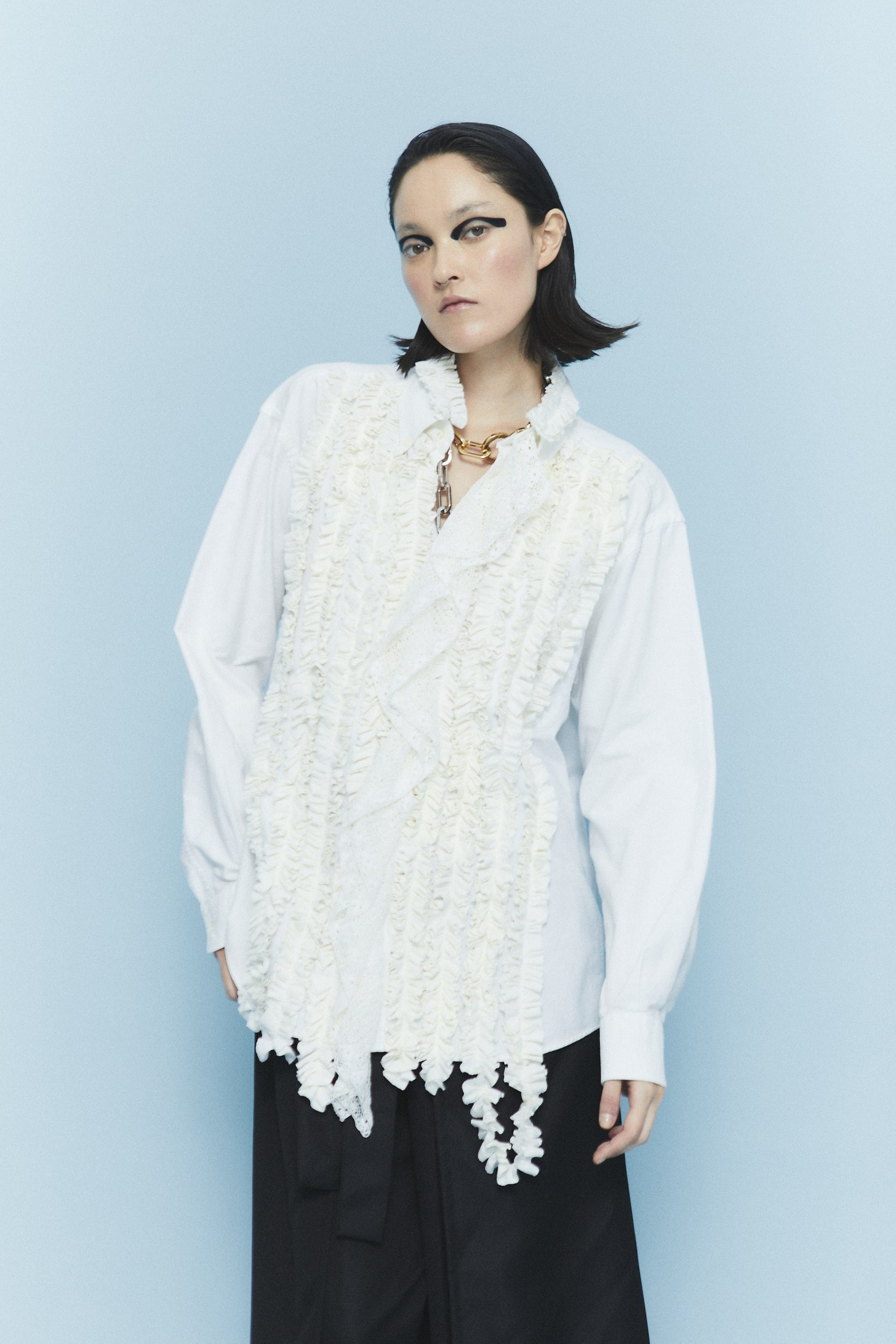 Camicia Rouches di Dennj