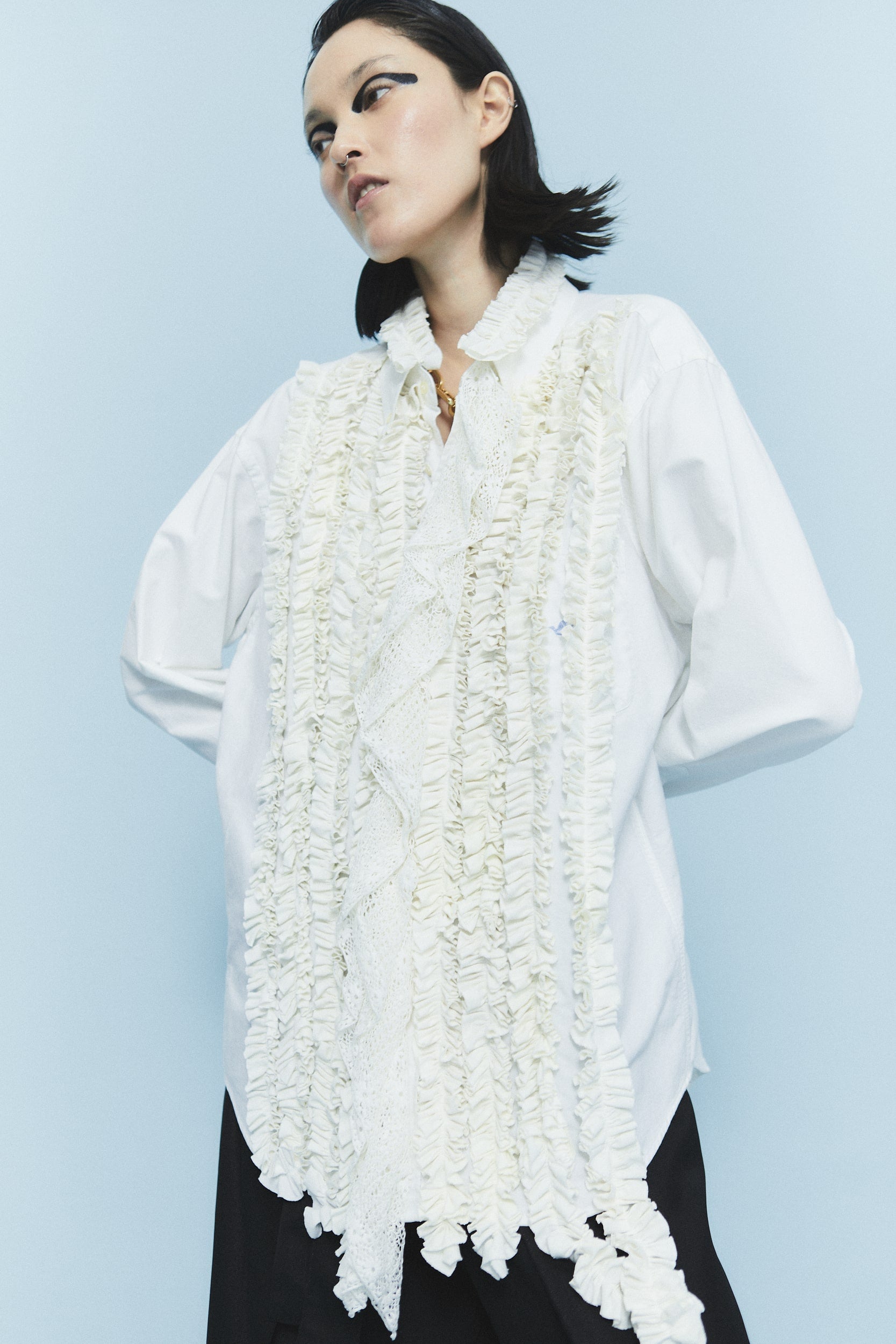 Camicia Rouches di Dennj