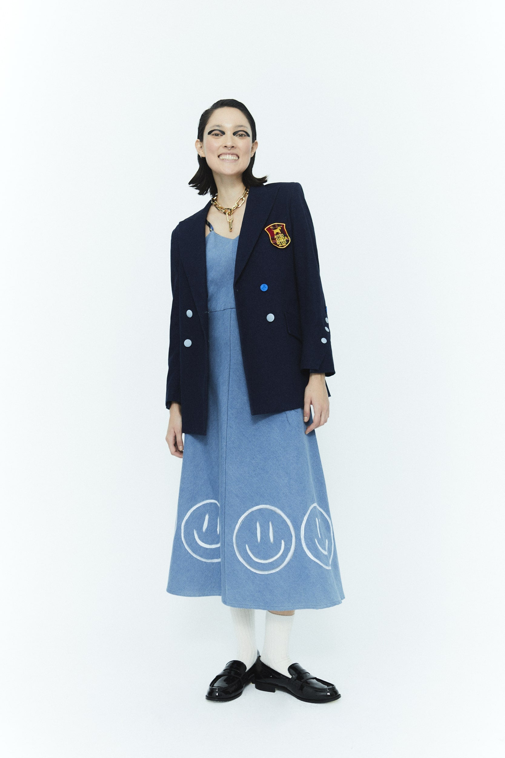 Blazer Wood Dark Denim