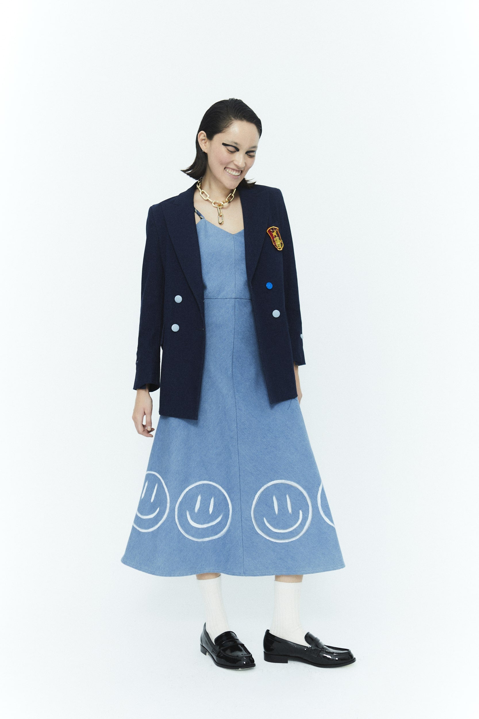 Blazer Wood Dark Denim