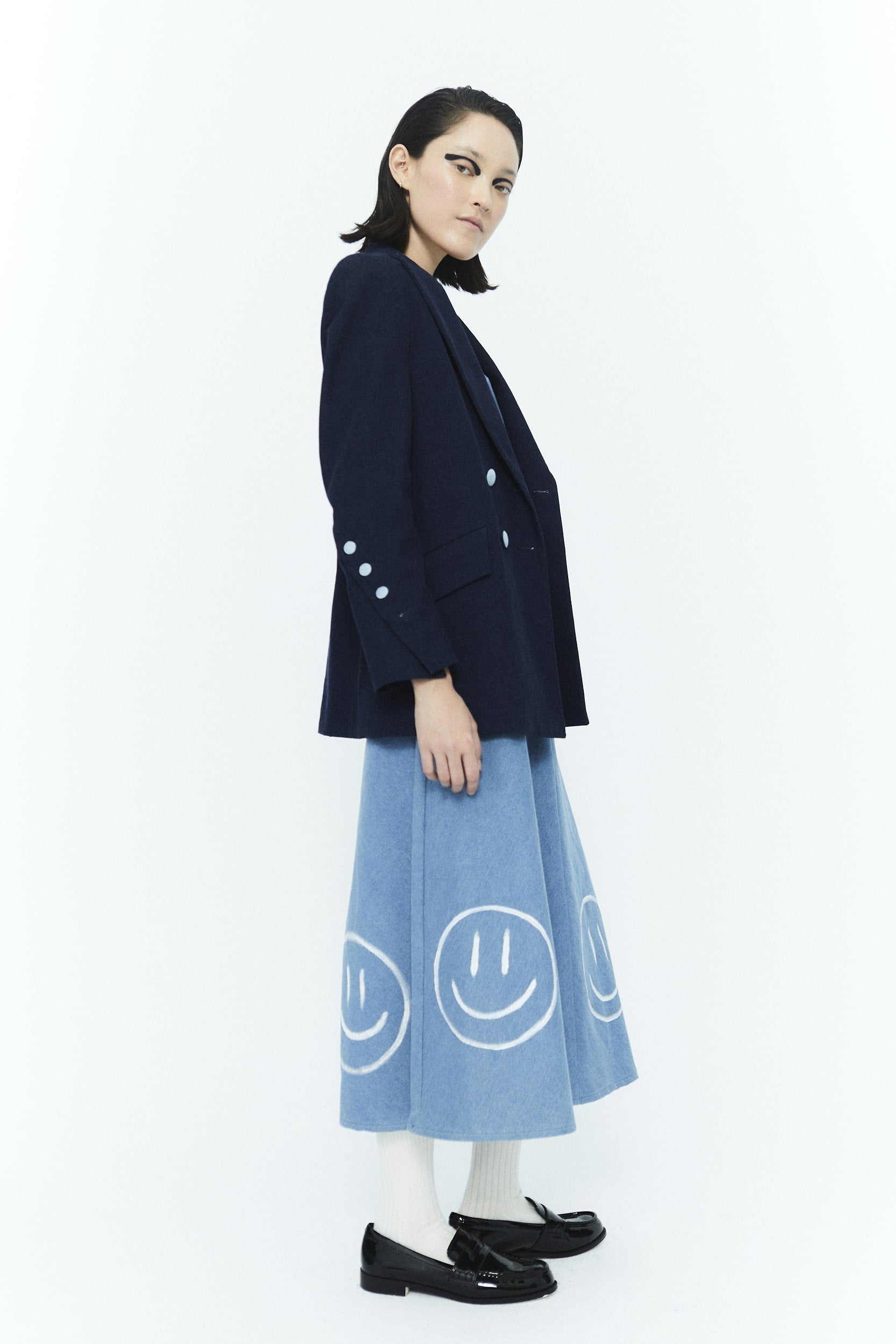 Blazer Wood Dark Denim