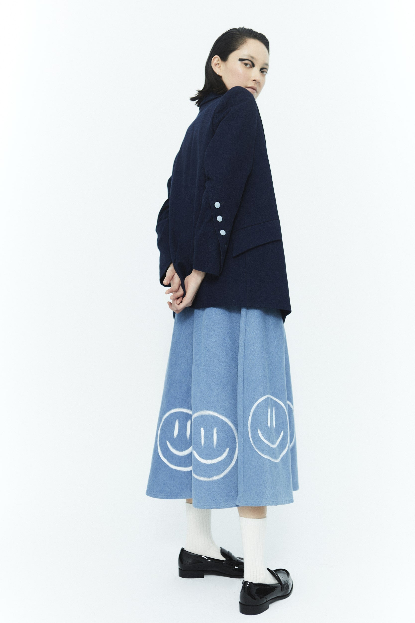 Blazer Wood Dark Denim