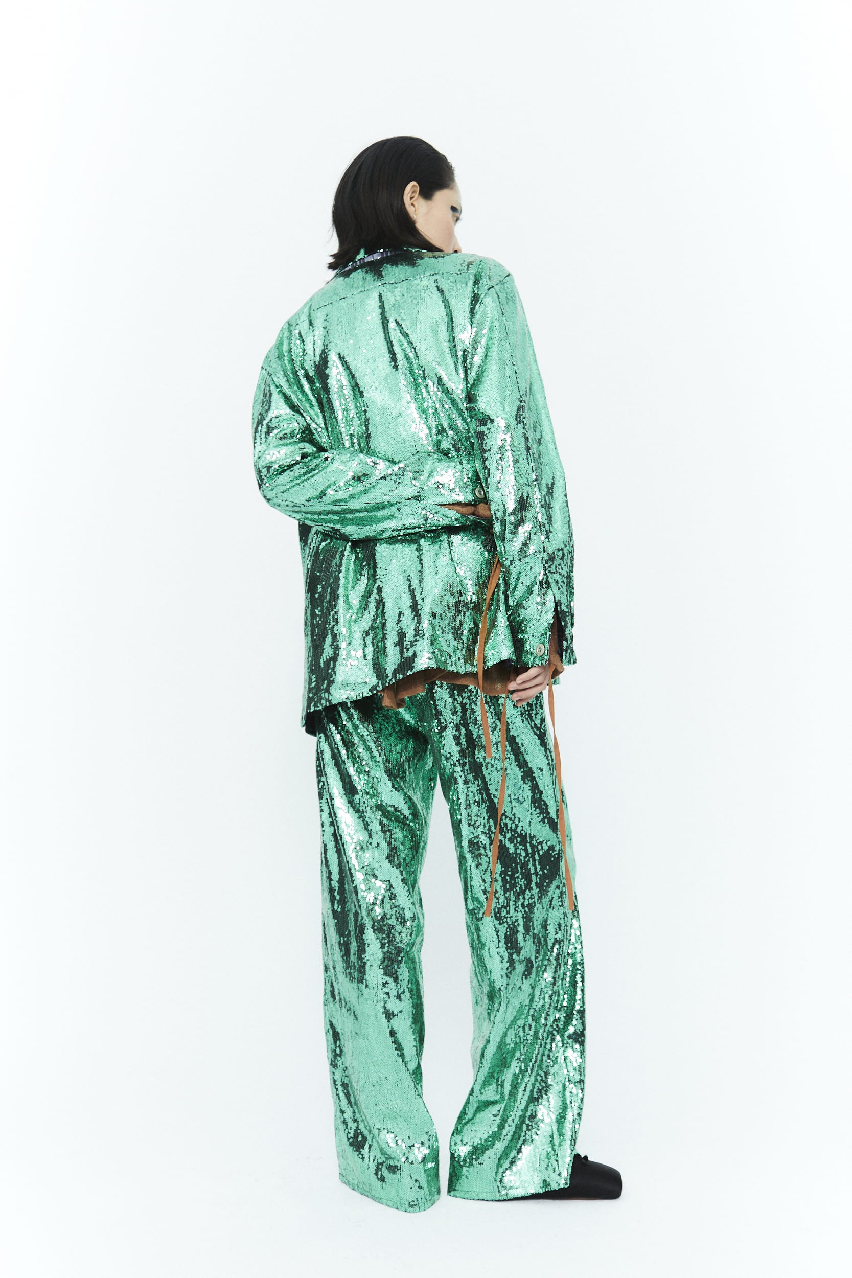 Trousers Slow Sparkling Green