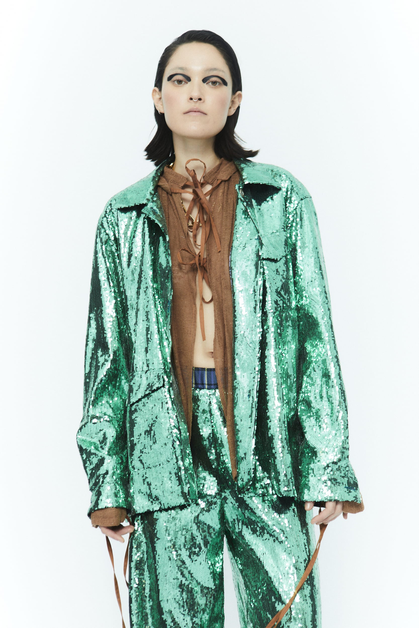 Giubbocamicia FRANK Verde Scintillante