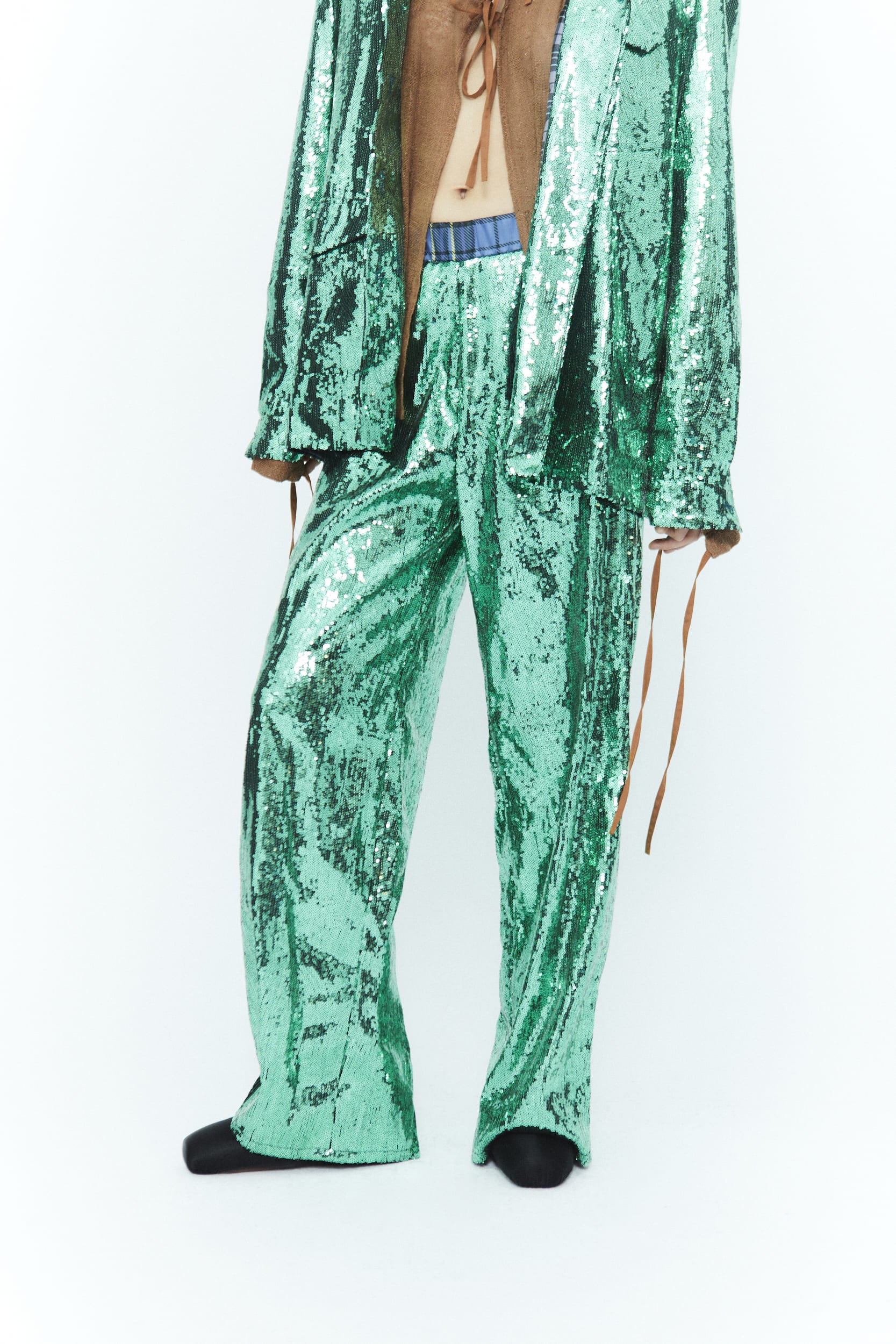 Trousers Slow Sparkling Green
