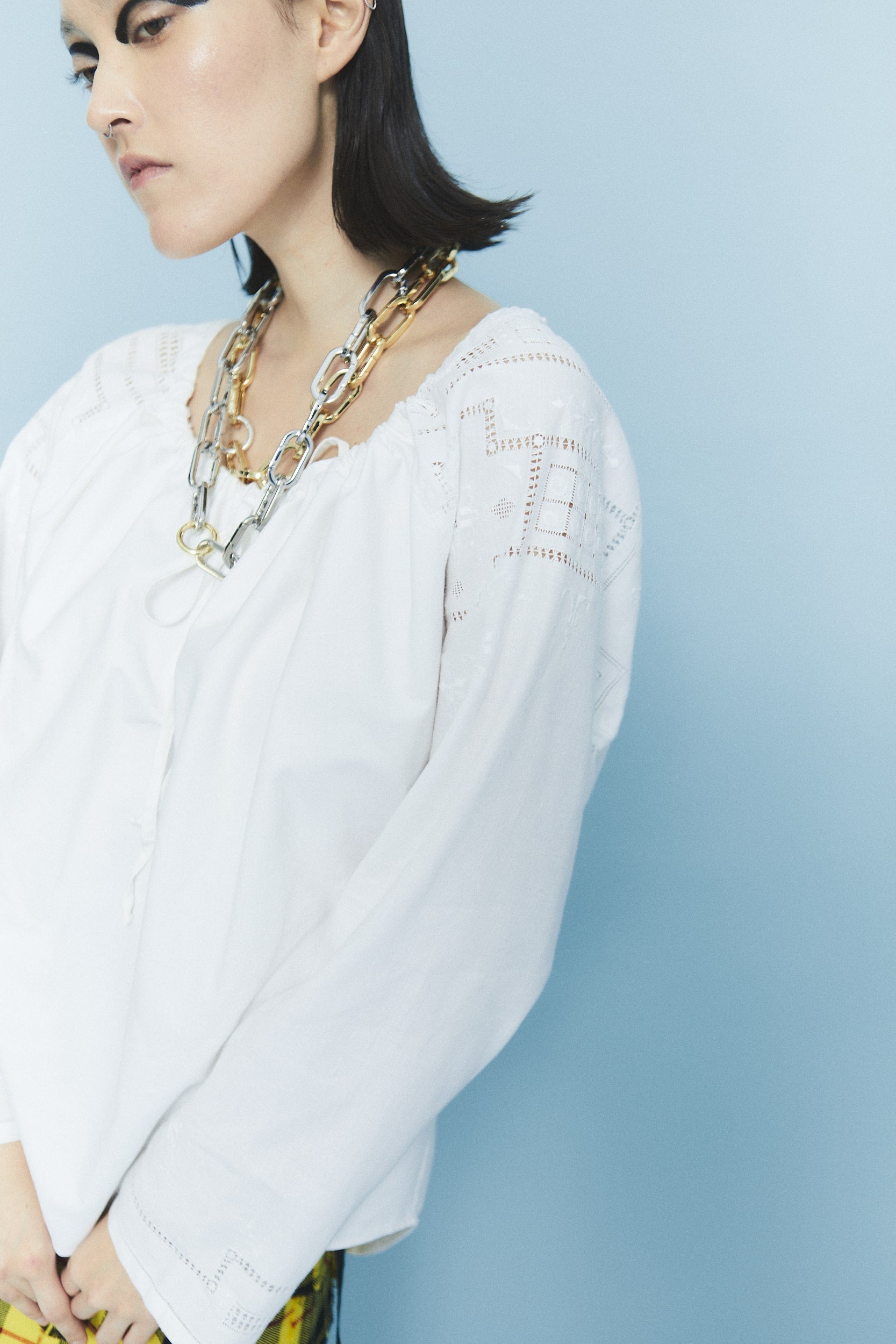 SHIRT LOCHNESS BY DENNJ X ANTOCOSTASETTE OLD WHITE