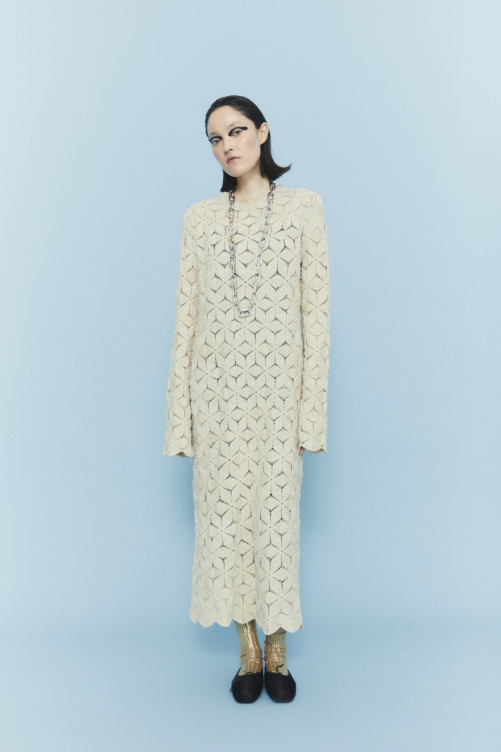 DRESS LAPINA BY DENNJ X ANTOCOSTASETTE OLD CROCHET