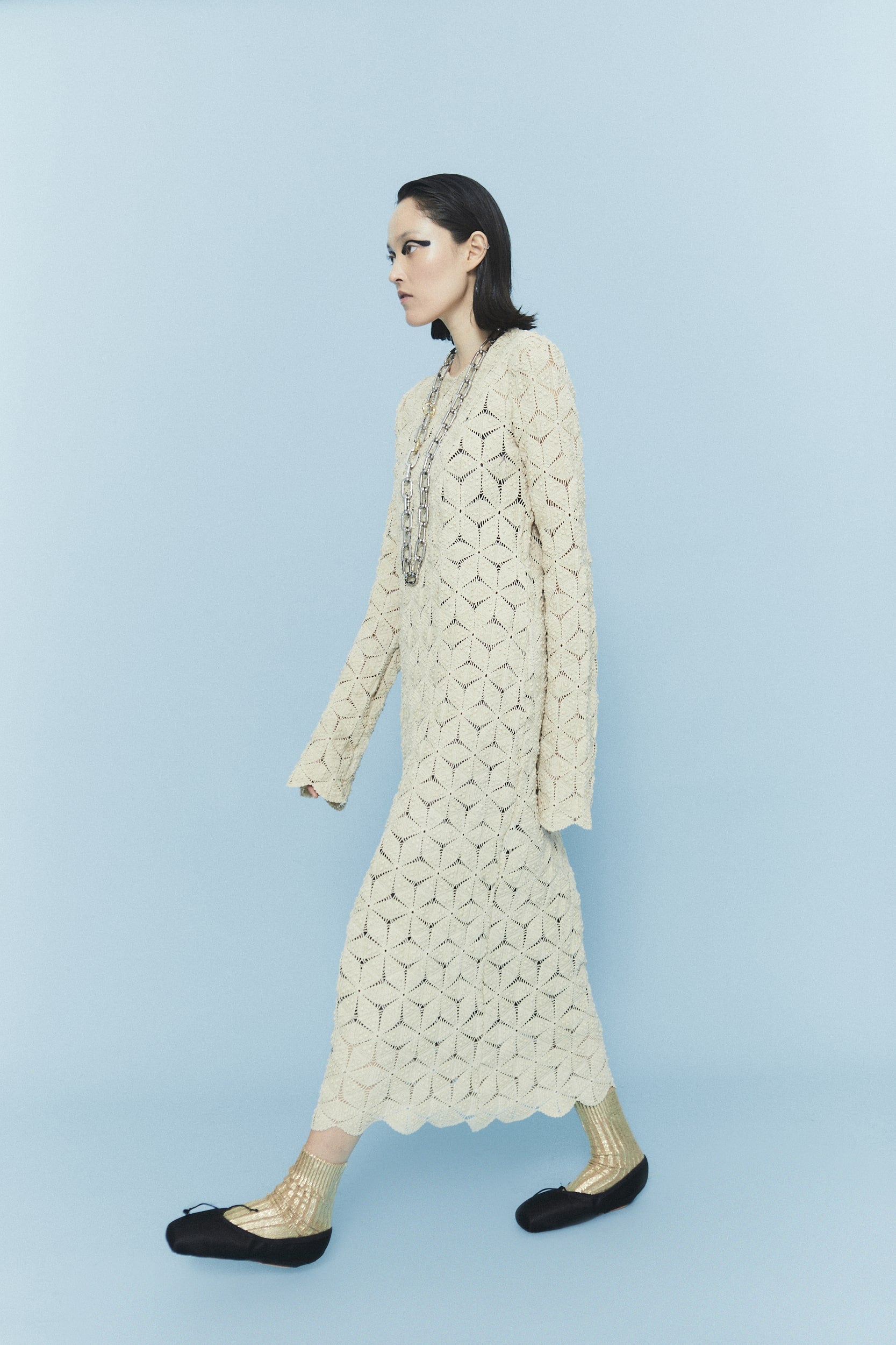 DRESS LAPINA BY DENNJ X ANTOCOSTASETTE OLD CROCHET