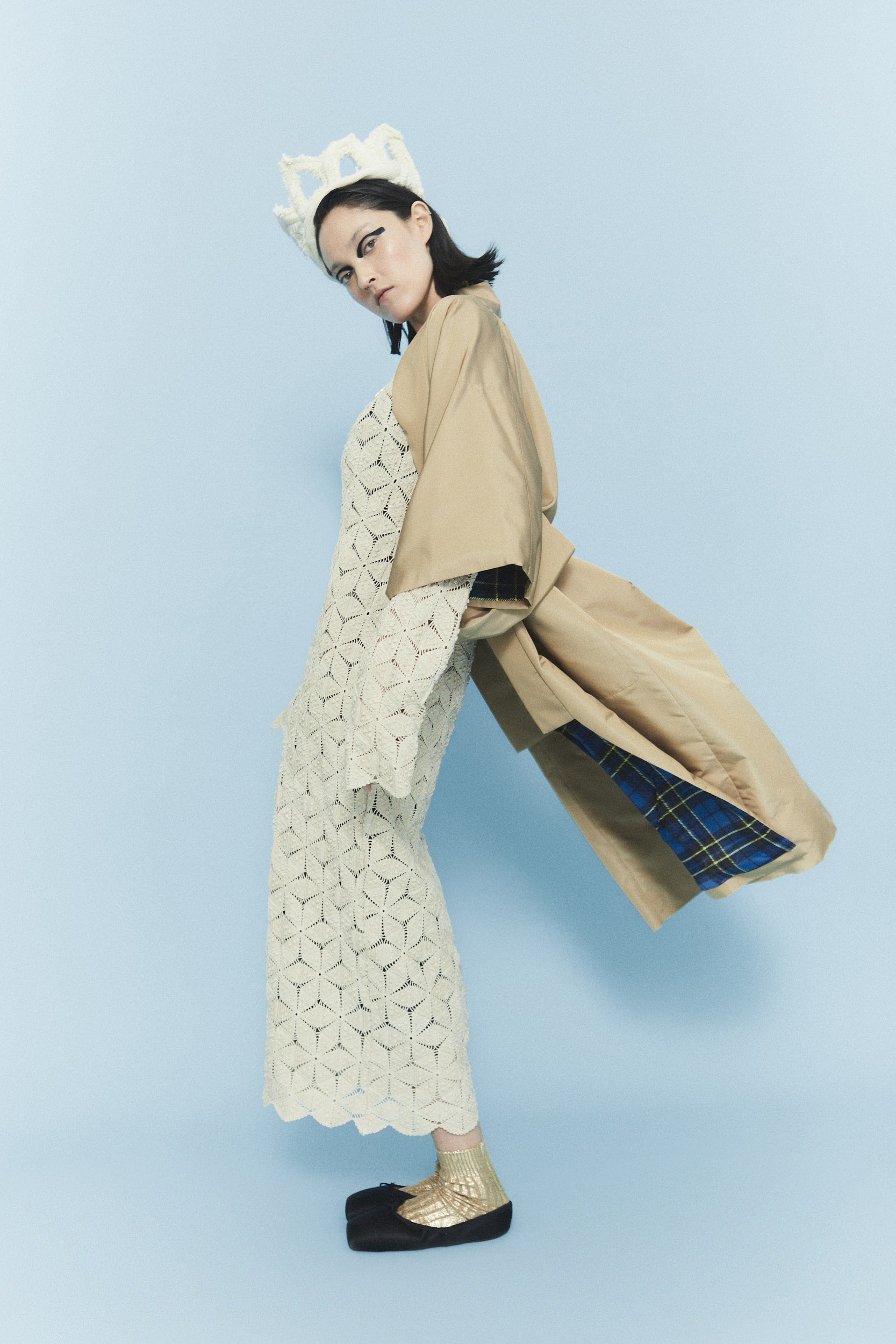 DRESS LAPINA BY DENNJ X ANTOCOSTASETTE OLD CROCHET