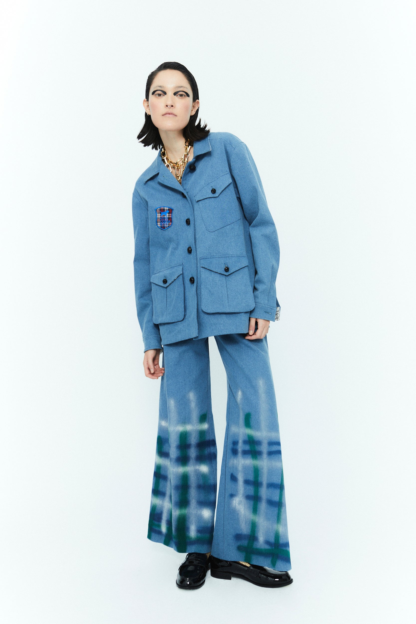 Pantalone SKYE Pocket dipinto a mano