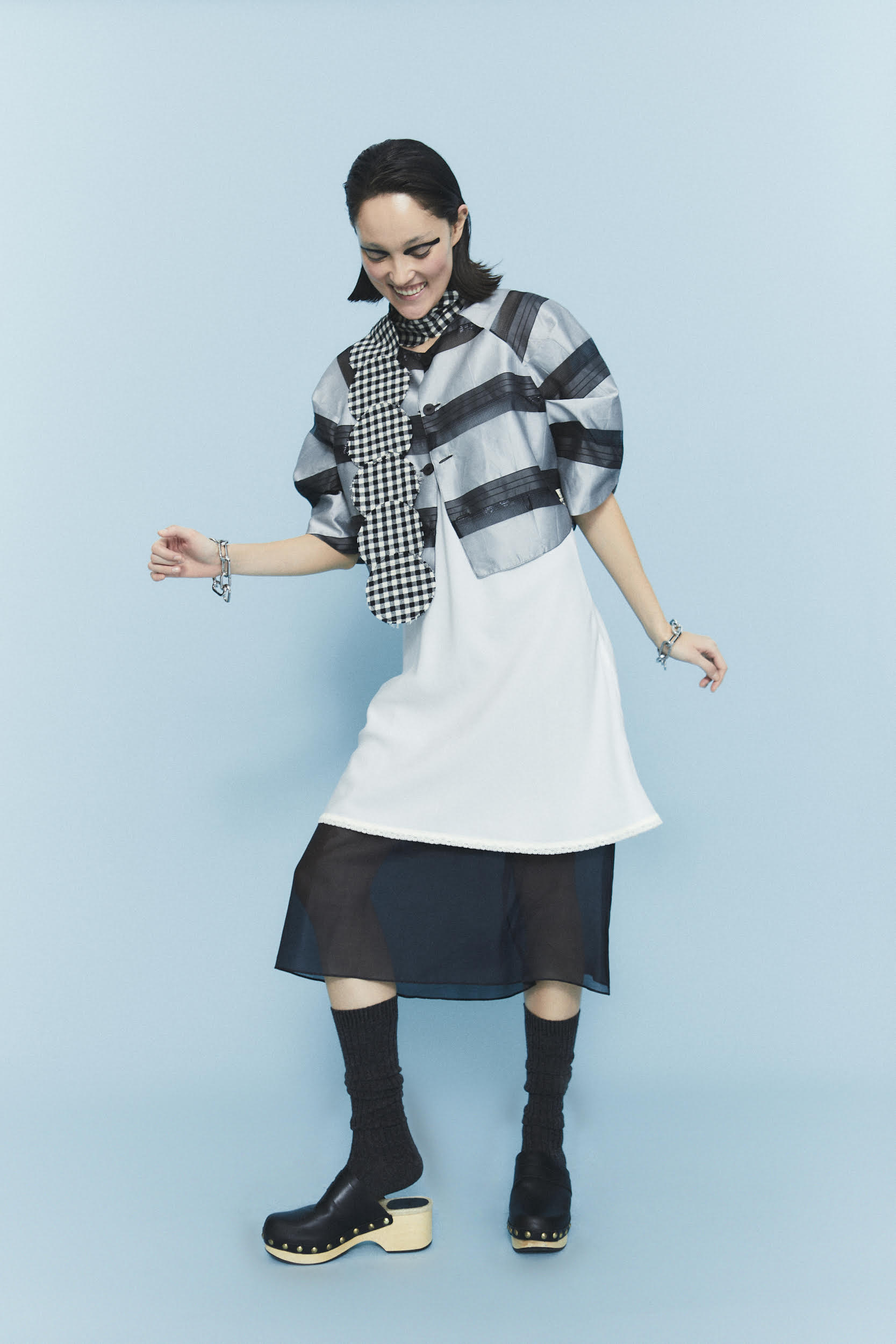 BOMBER OFELIA BY DENNJ X ANTOCOSTASETTE DOUBLE FACE